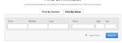 Federal Inmate Search by Name