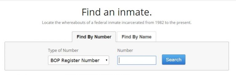 federal inmate search