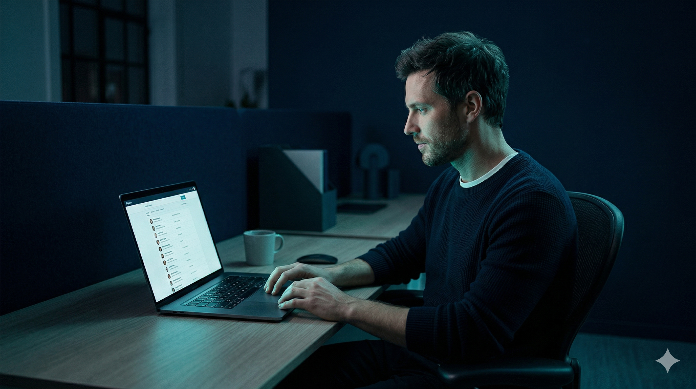 Person searching for an inmate online using the JailData inmate locator